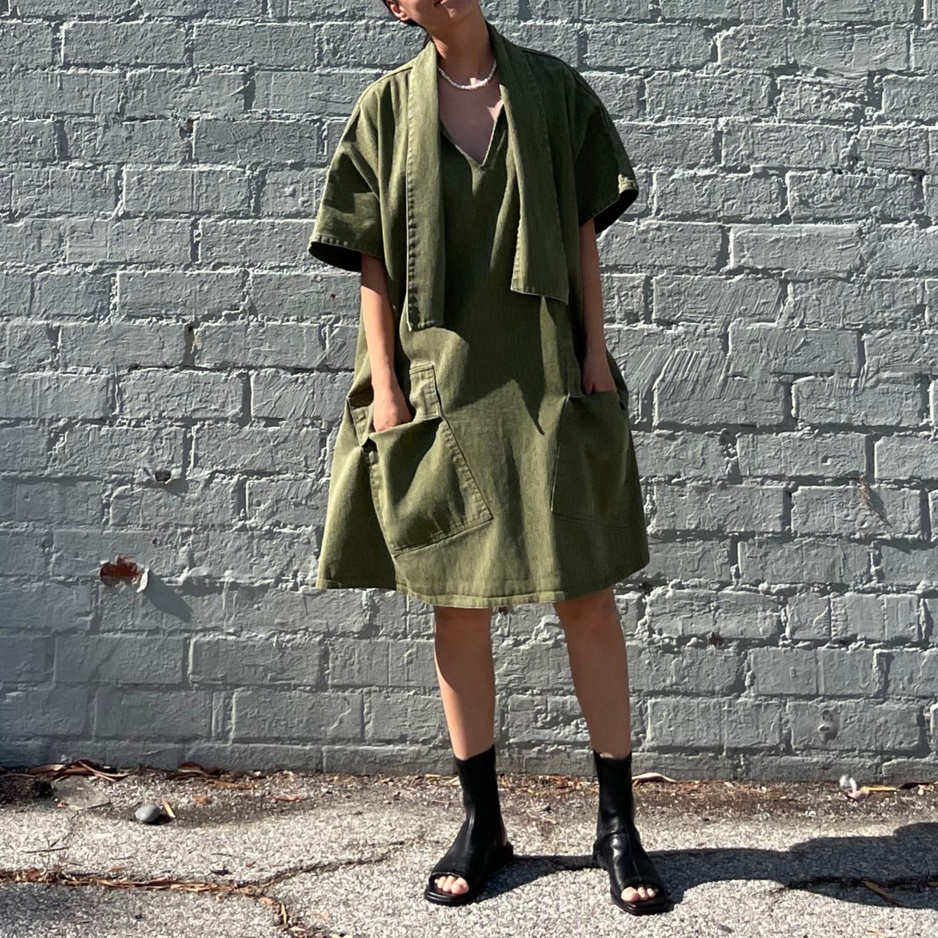 Los Angeles Dress Olive