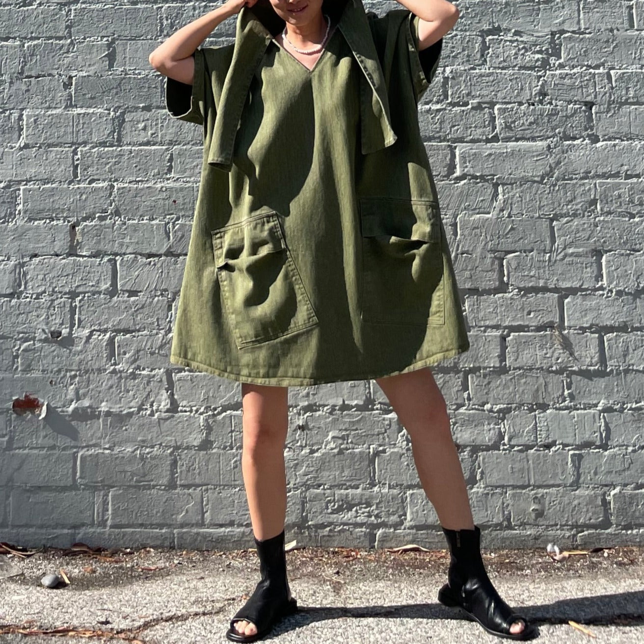 Los Angeles Dress Olive