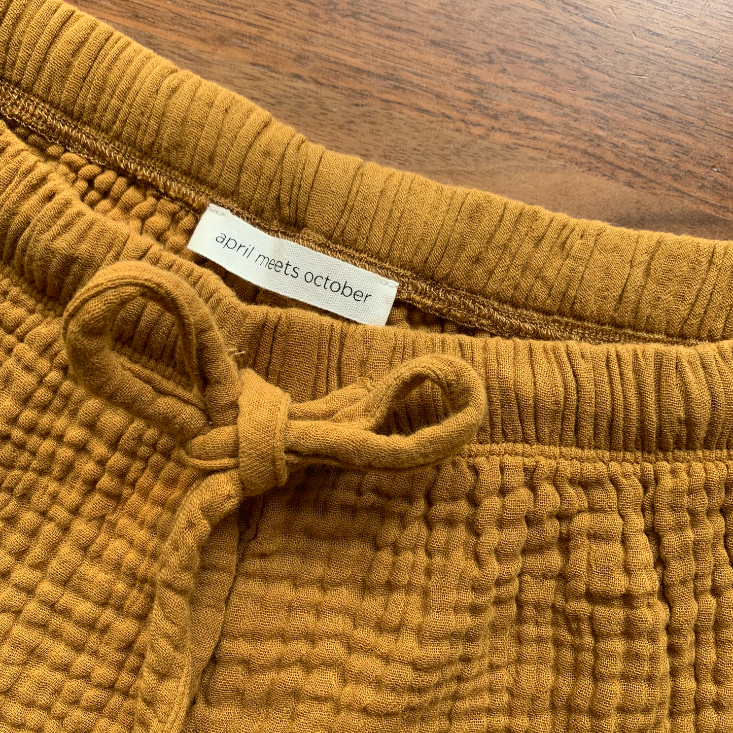 August Shorts Mustard