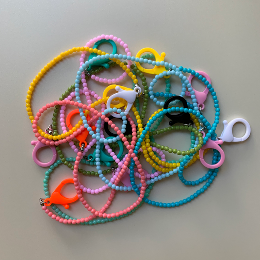 Vintage Necklace Mask Strap