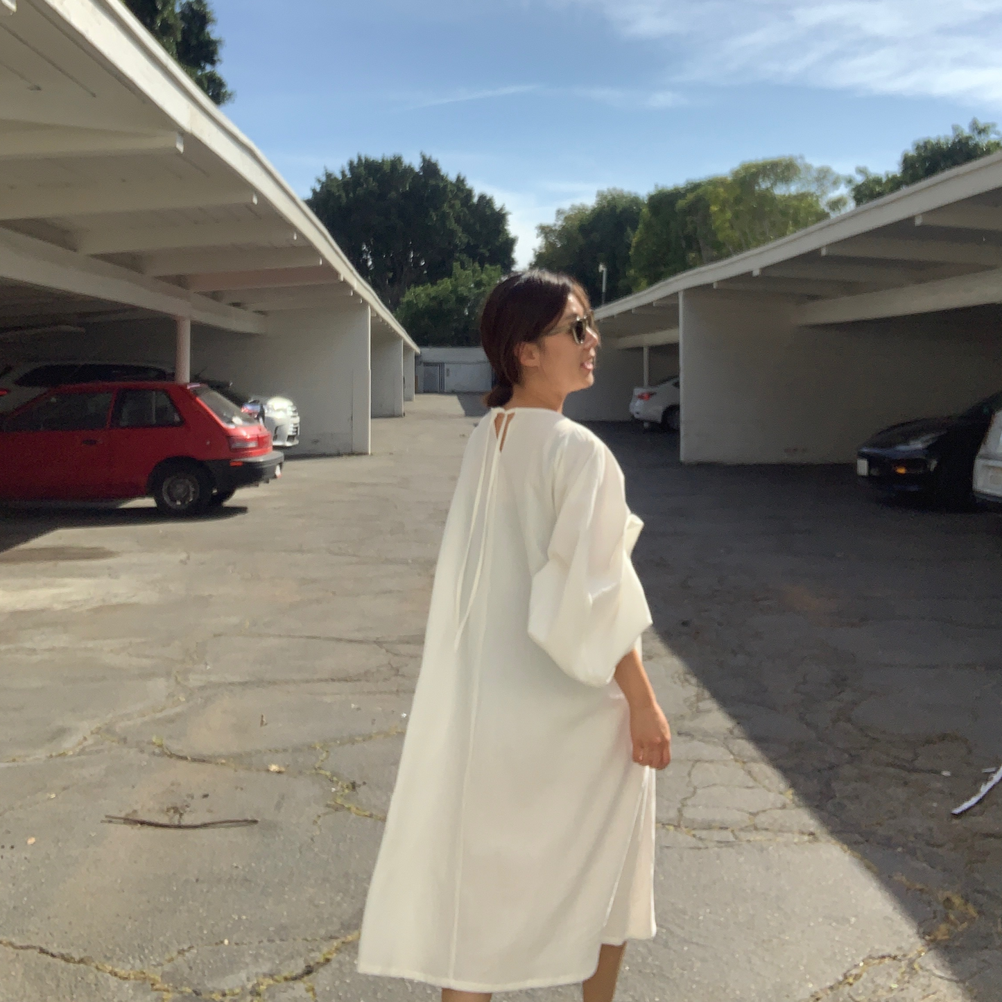 Ogden Dress White