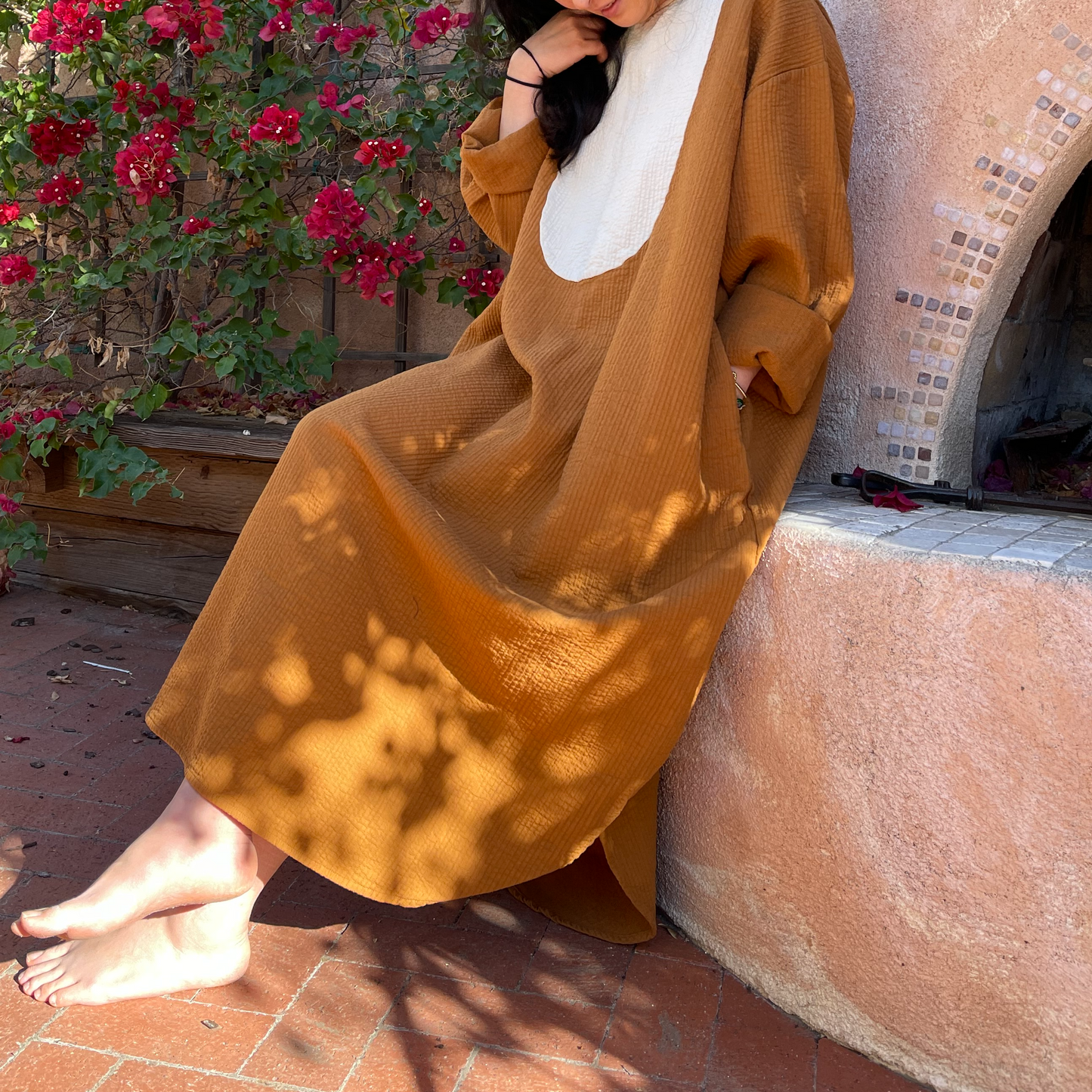 November Maxi Dress Caramel