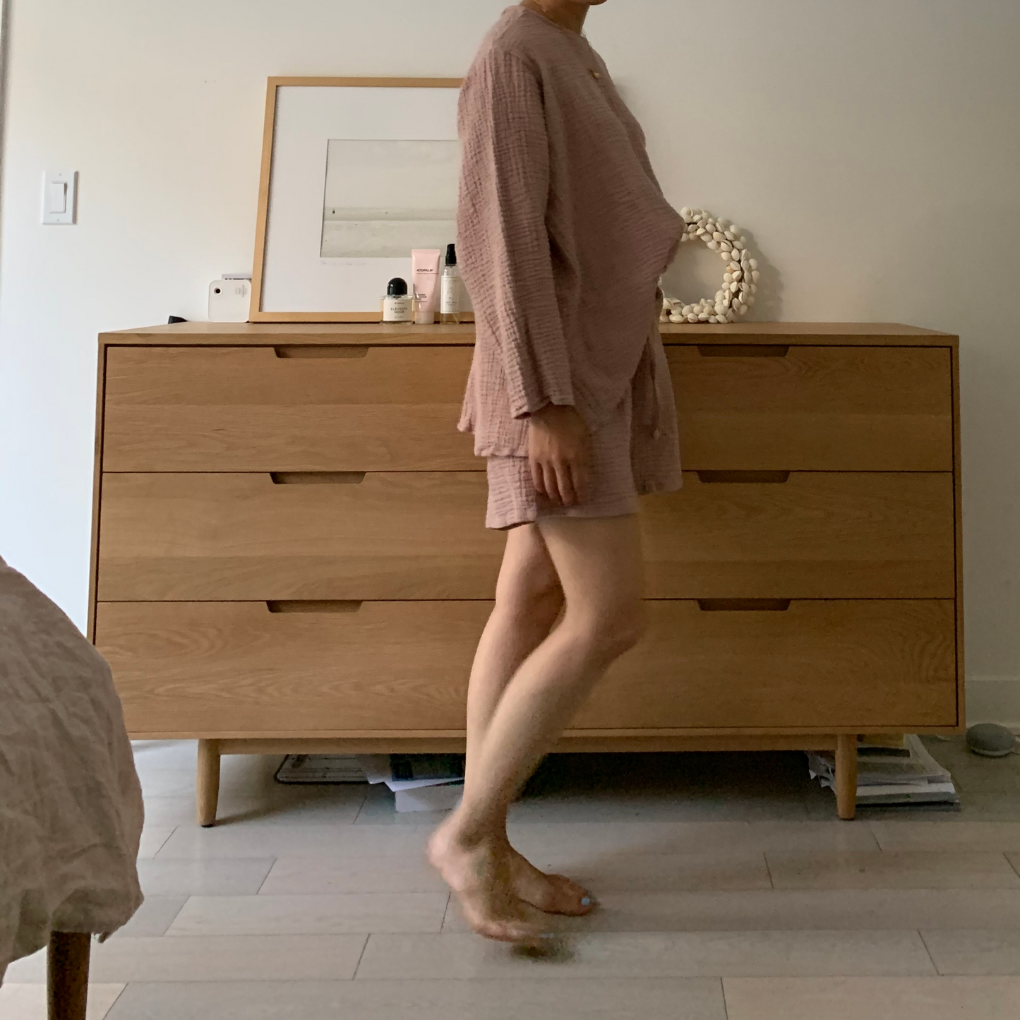 October Top Dusty Lilac