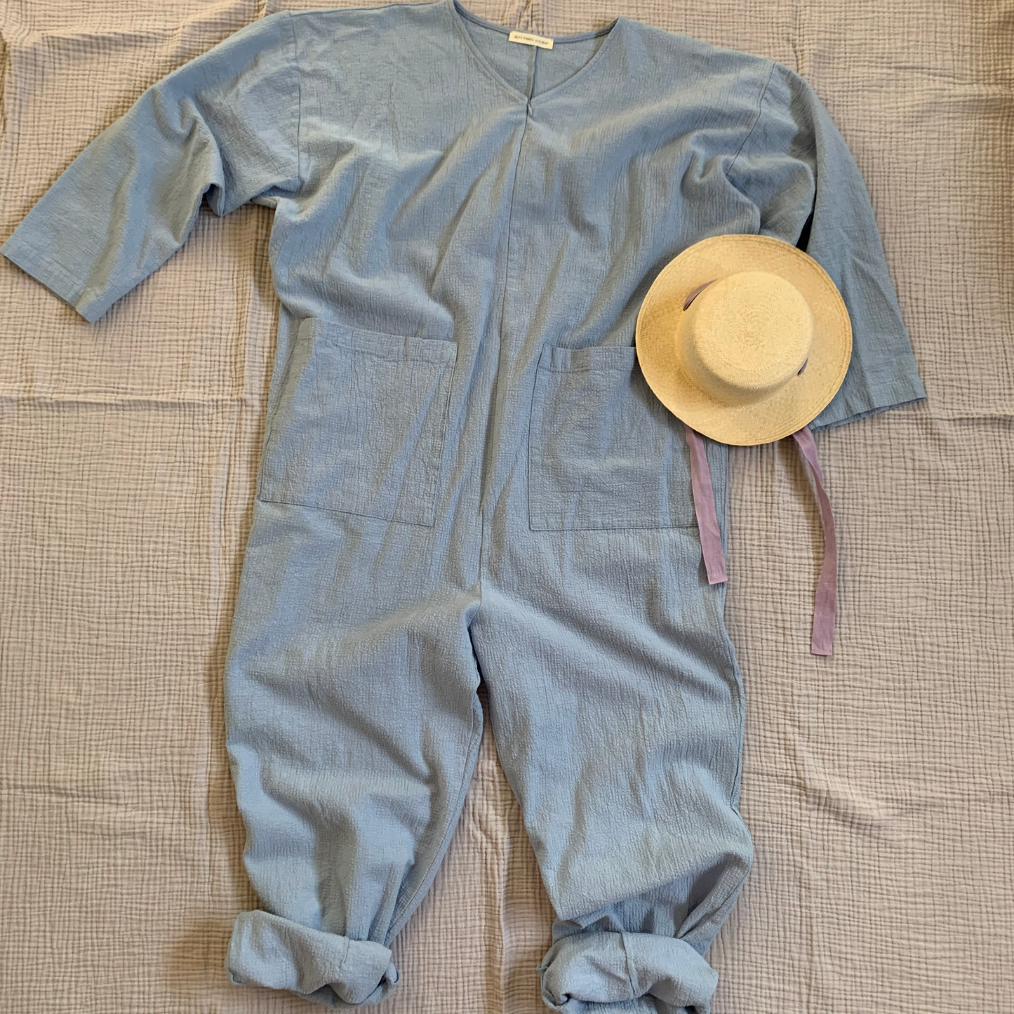 Snuggle Jumpsuit Baby Blue