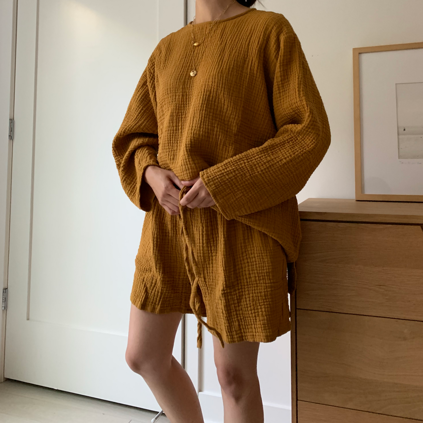 August Shorts Mustard