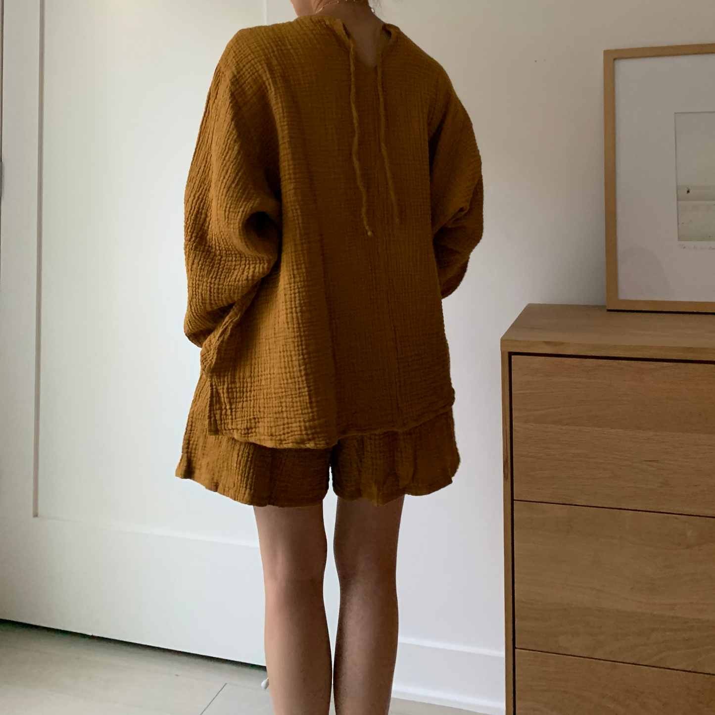 August Shorts Mustard