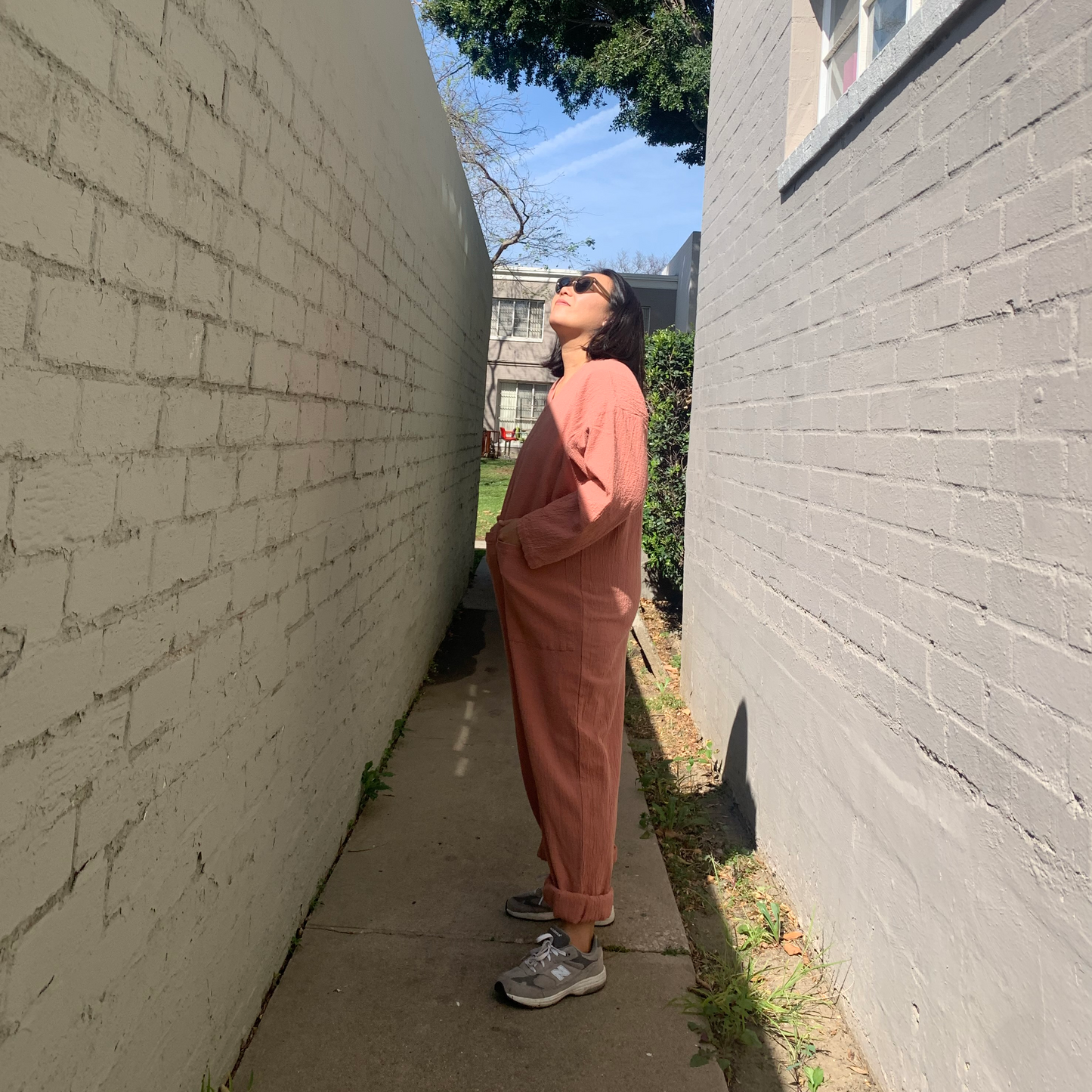 Snuggle Jumpsuit Dusty Pink