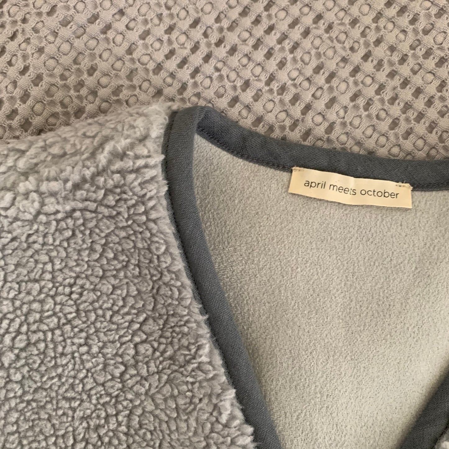 November Vest Blue Gray