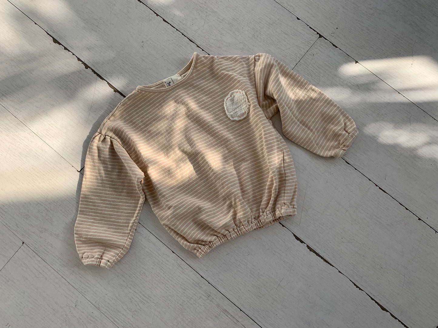 Candy Stripe Sweat_Peach