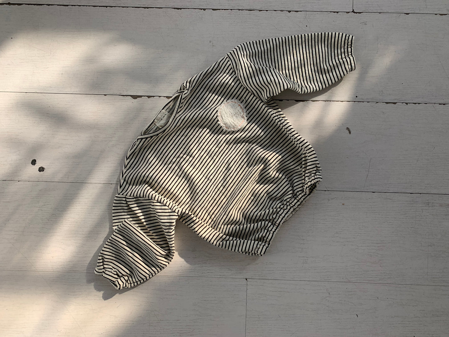 Candy Stripe Sweat_Black