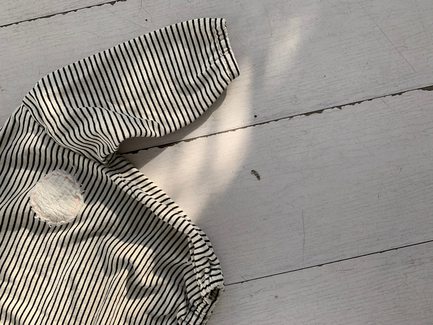 Candy Stripe Sweat_Black