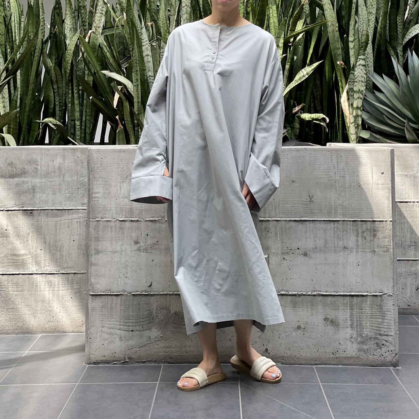 California Dress Warm Olive (Cotton Oxford Version)