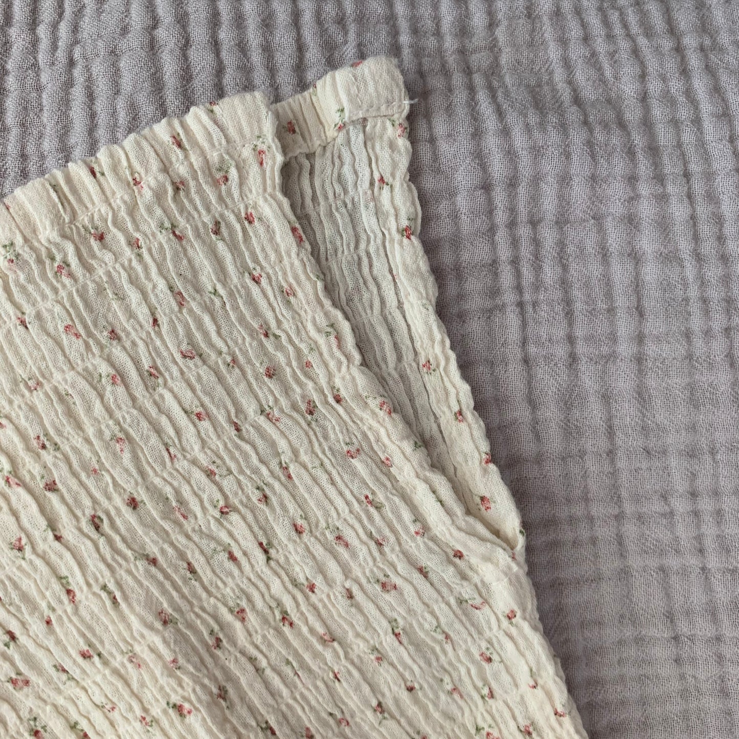 Flower Crinkled Dress_Red