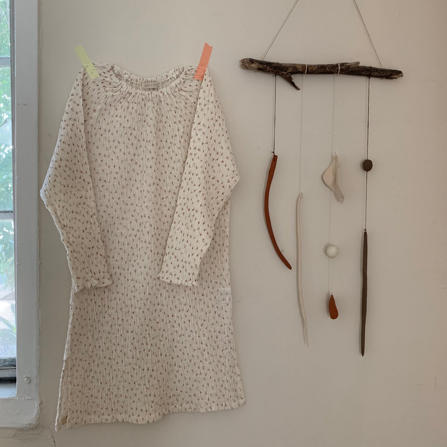 Flower Crinkled Dress_Red