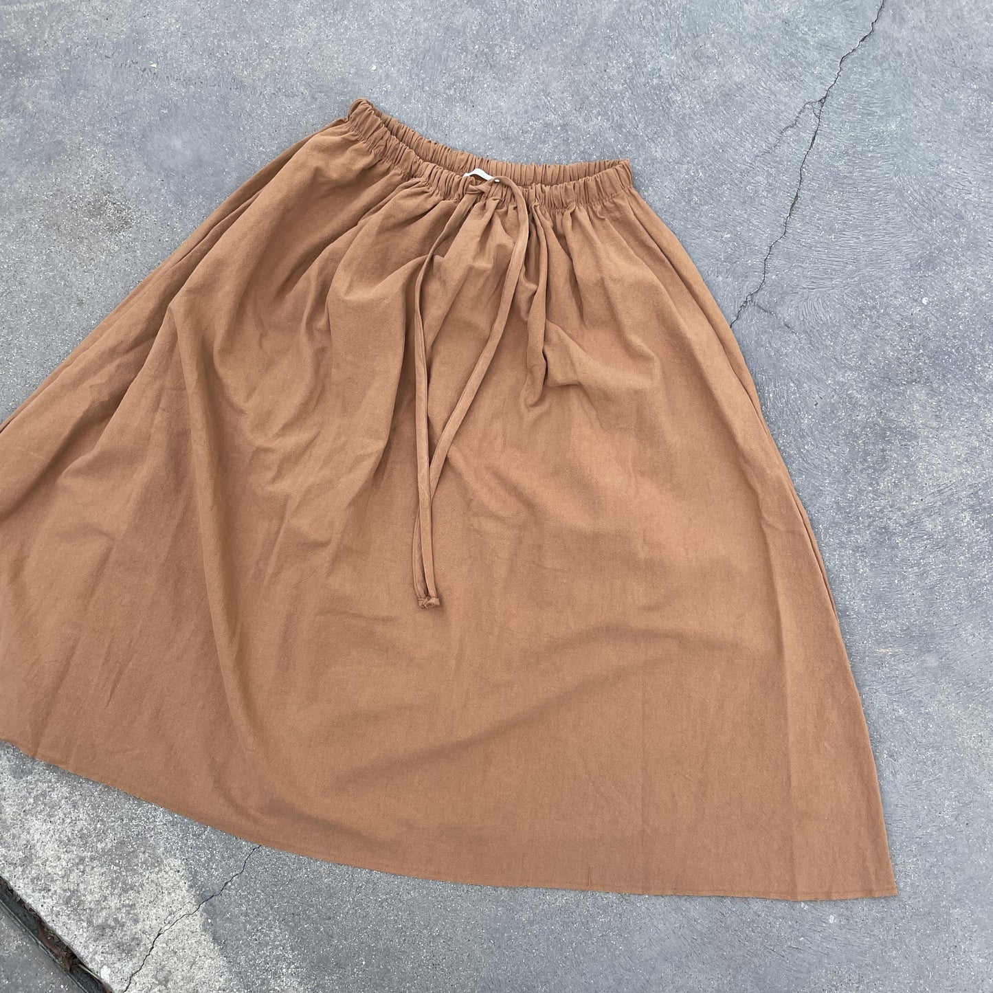 Easy Skirt Orange Brown