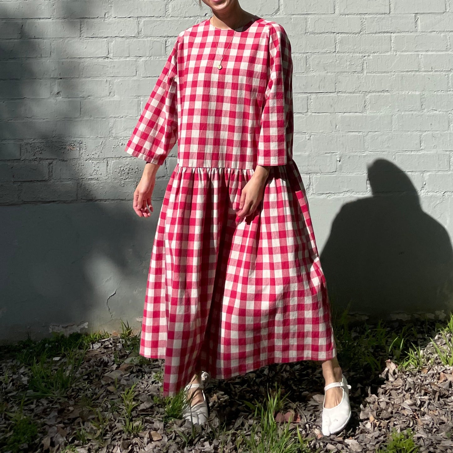 Sister Dress 2022 Fuchsia Big Gingham