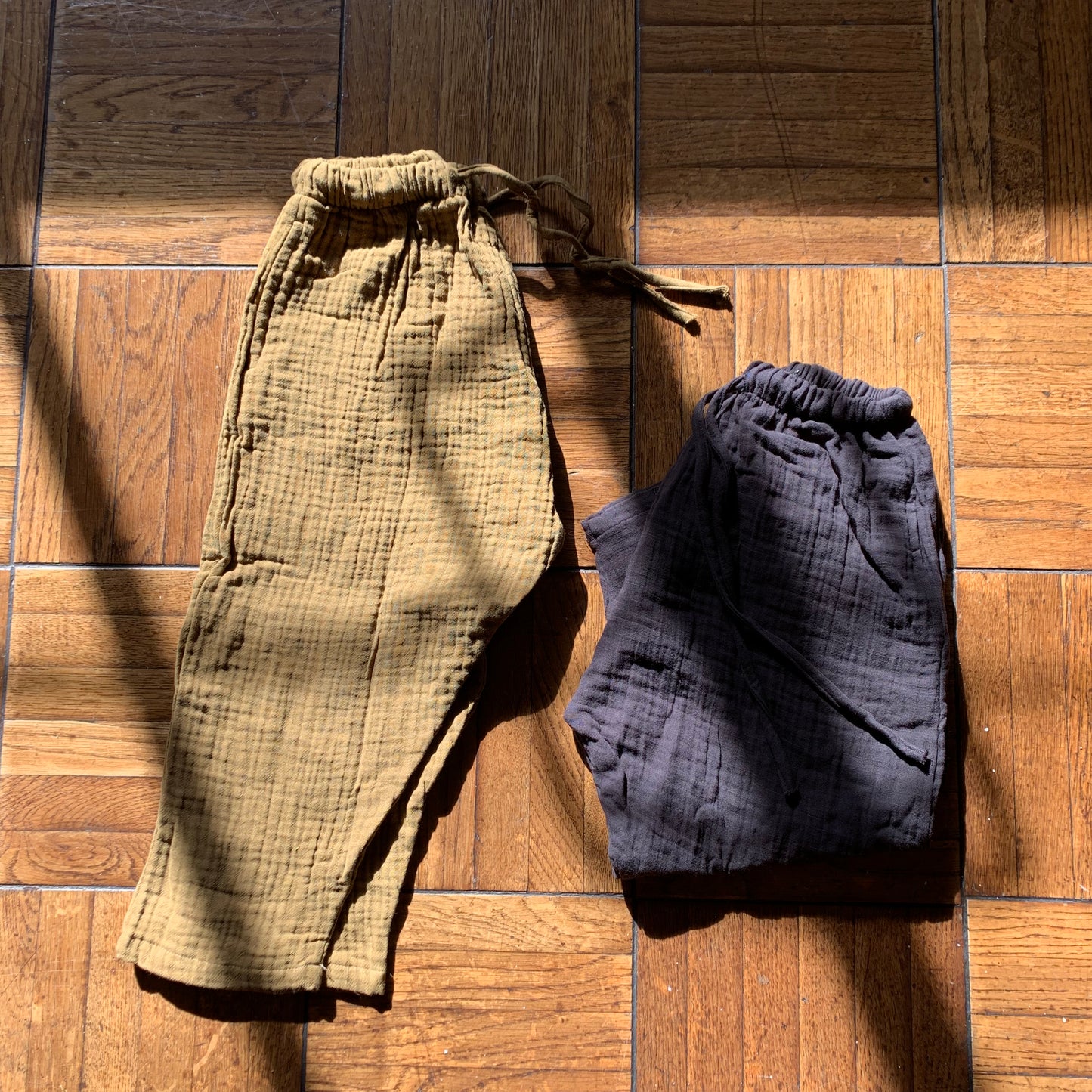 Triple Gauze Pants Charcoal