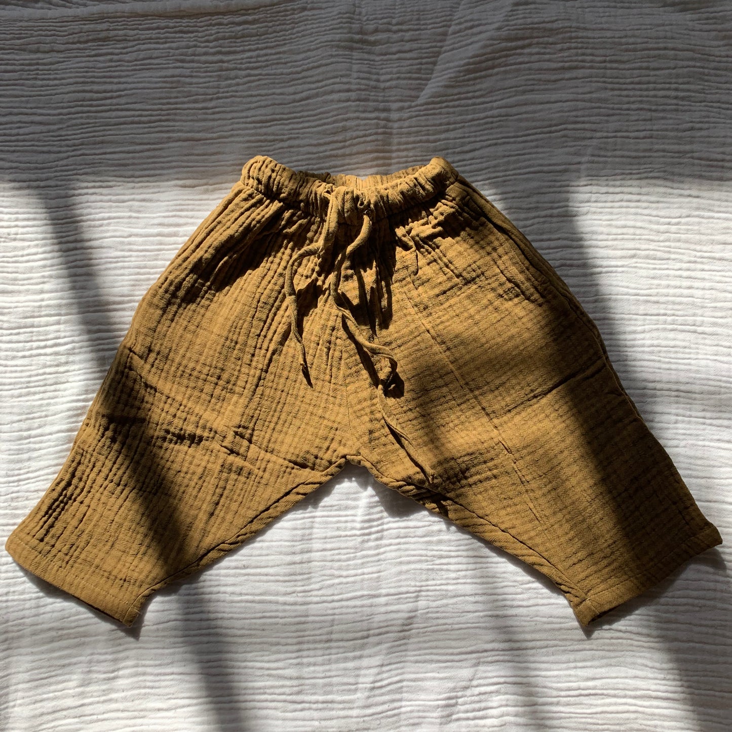 Triple Gauze Pants Dark Olive