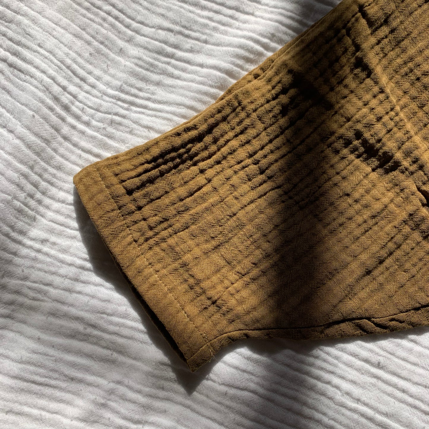 Triple Gauze Pants Dark Olive