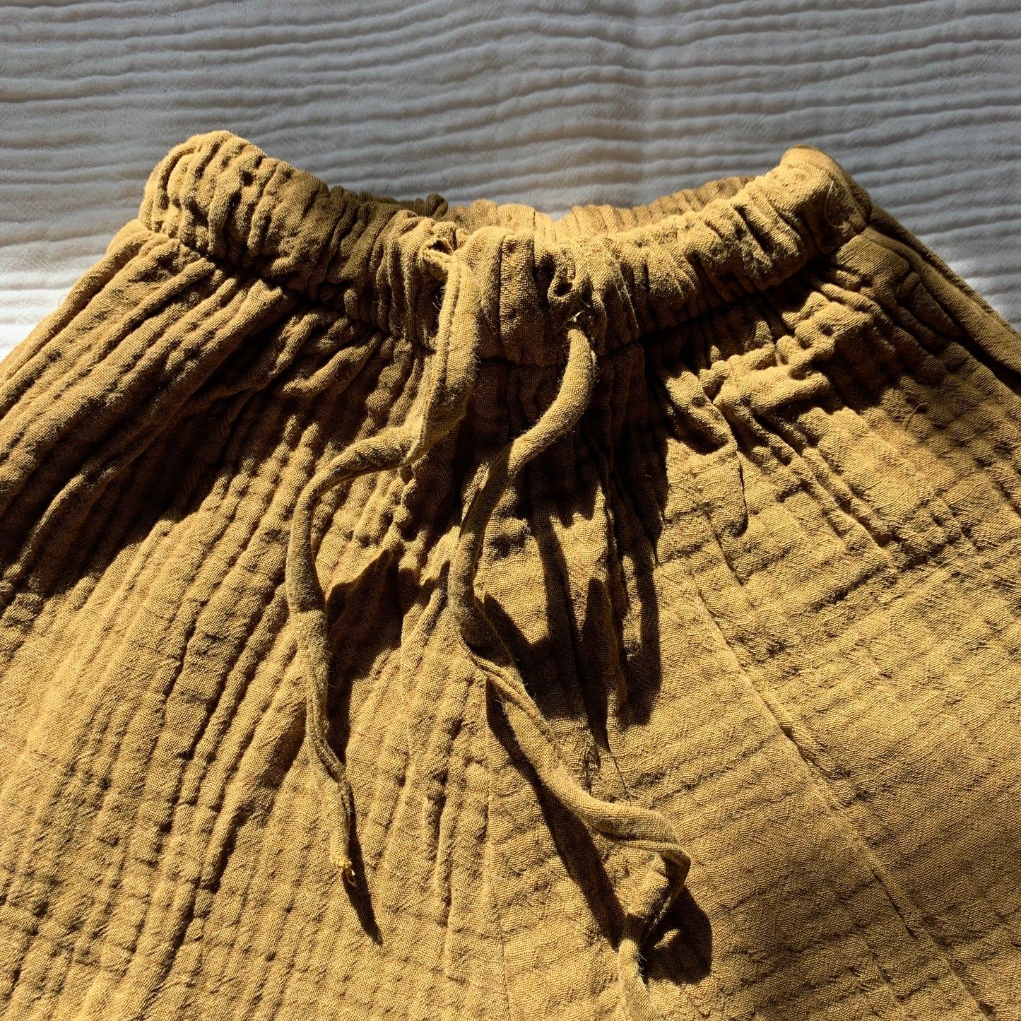 Triple Gauze Pants Dark Olive