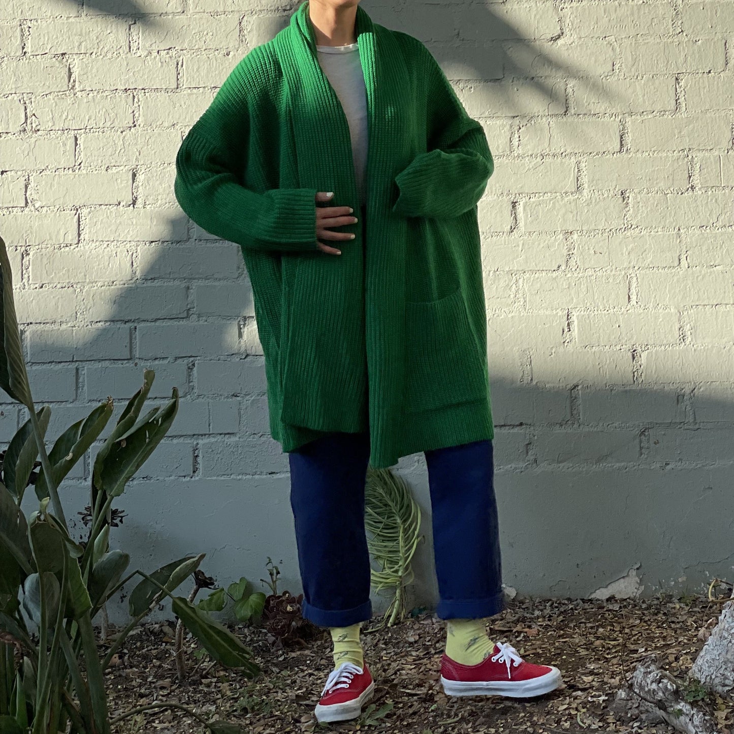 Big Cardigan Kelly Green