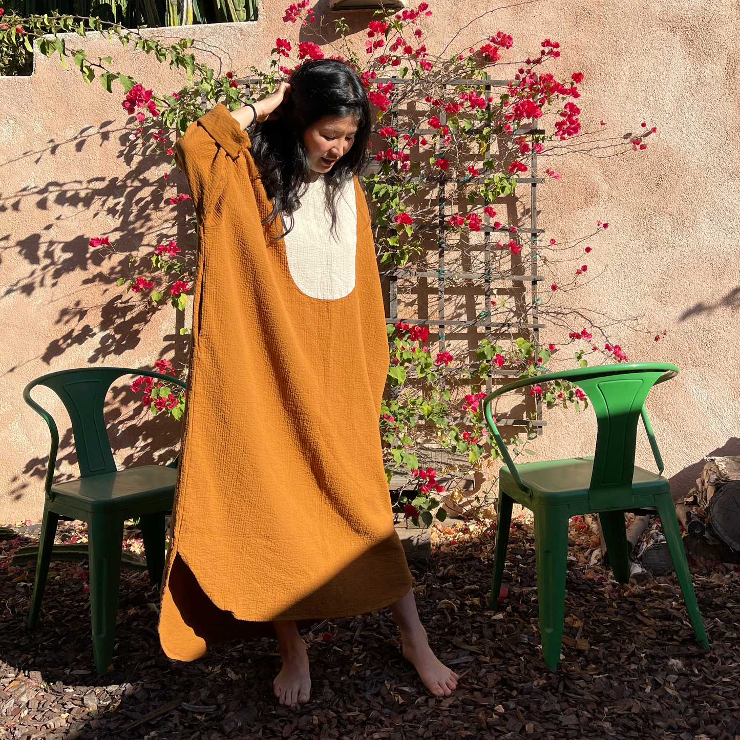 November Maxi Dress Caramel
