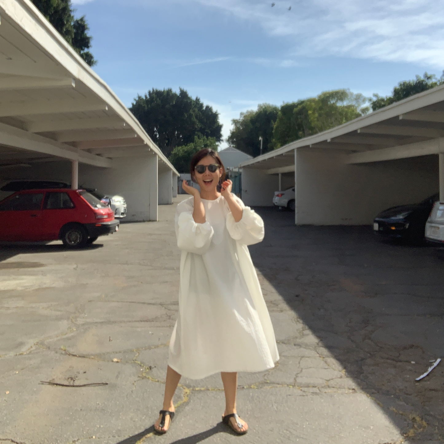 Ogden Dress White