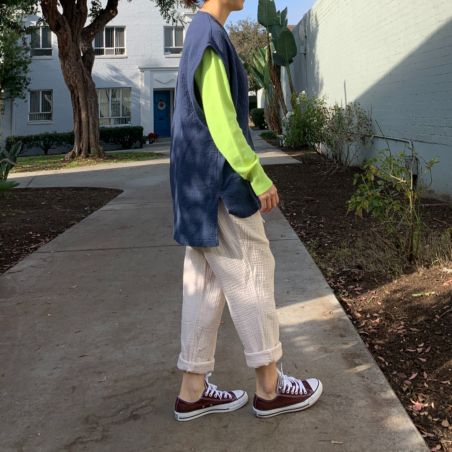 December Easy Peasy Vest Navy