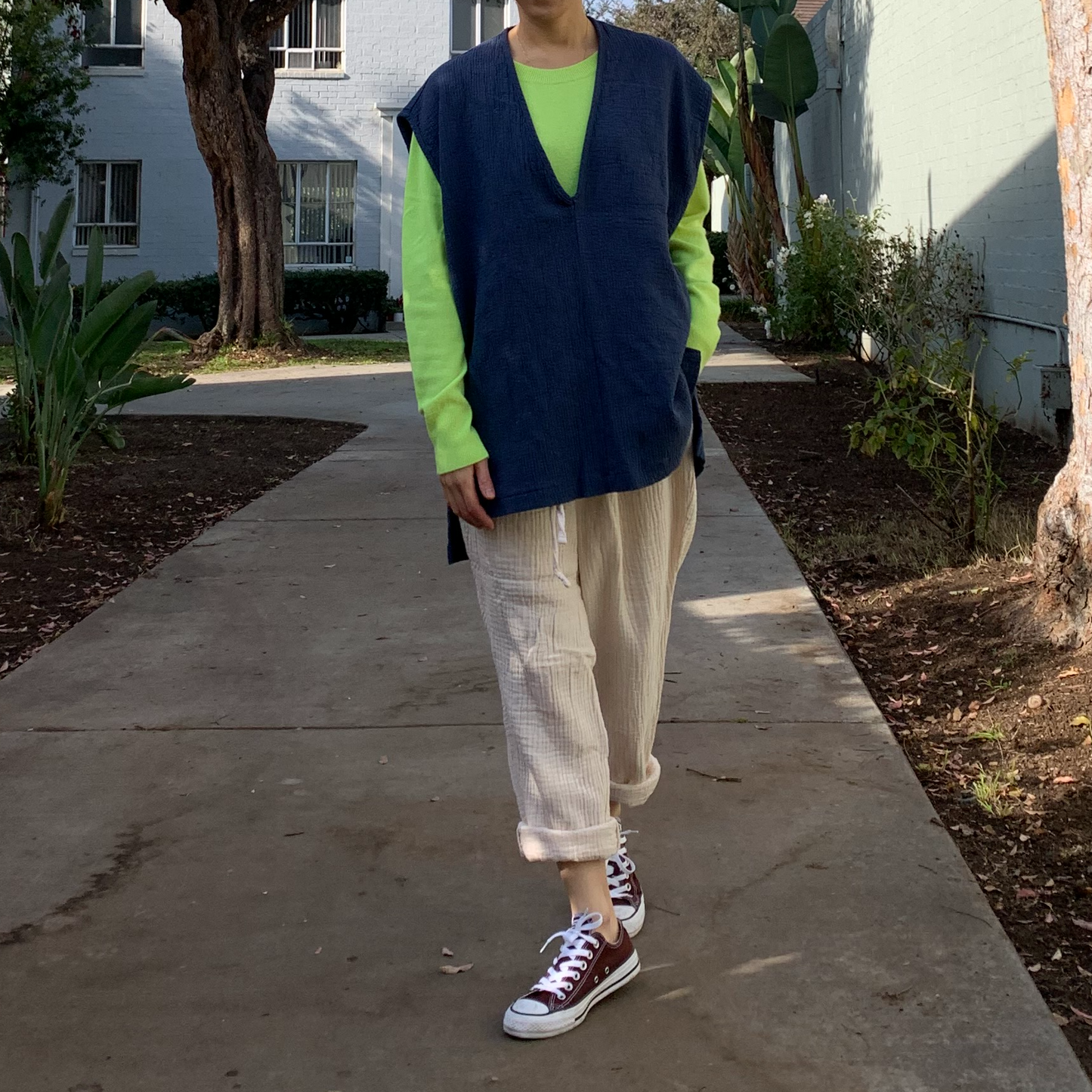 December Easy Peasy Vest Navy