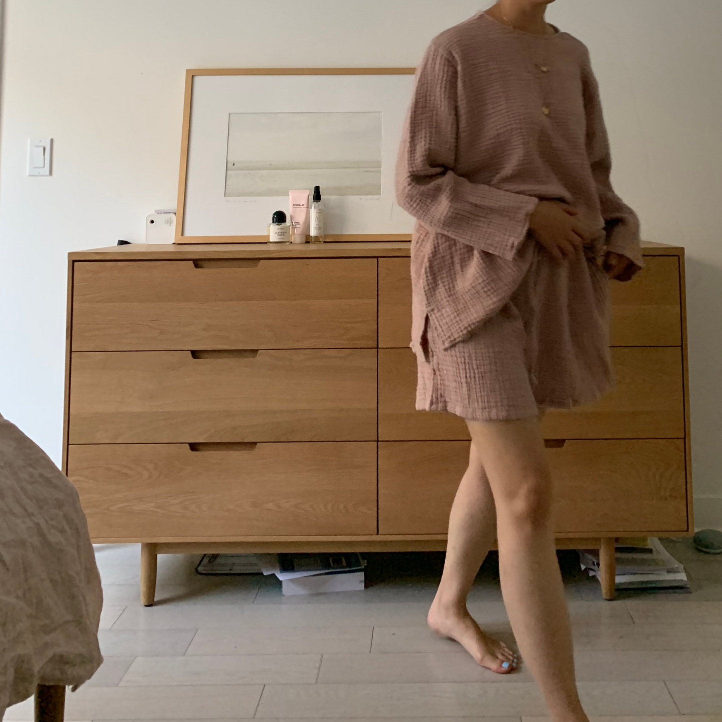 August Shorts Dusty Lilac