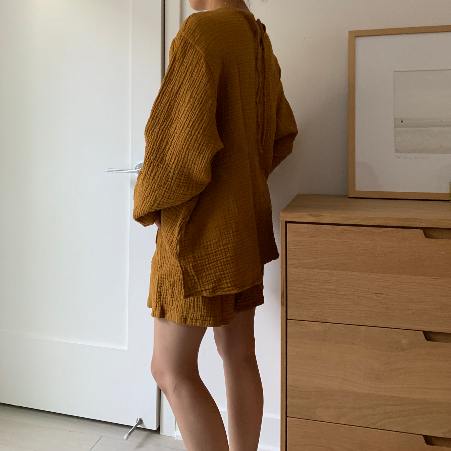 August Shorts Mustard