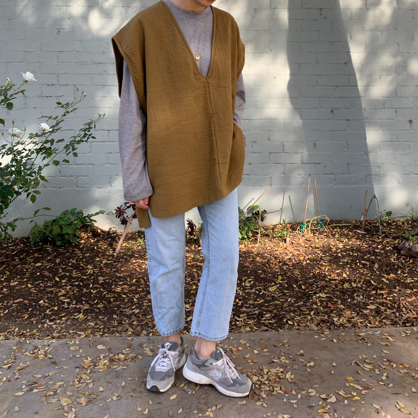 December Easy Peasy Vest Olive