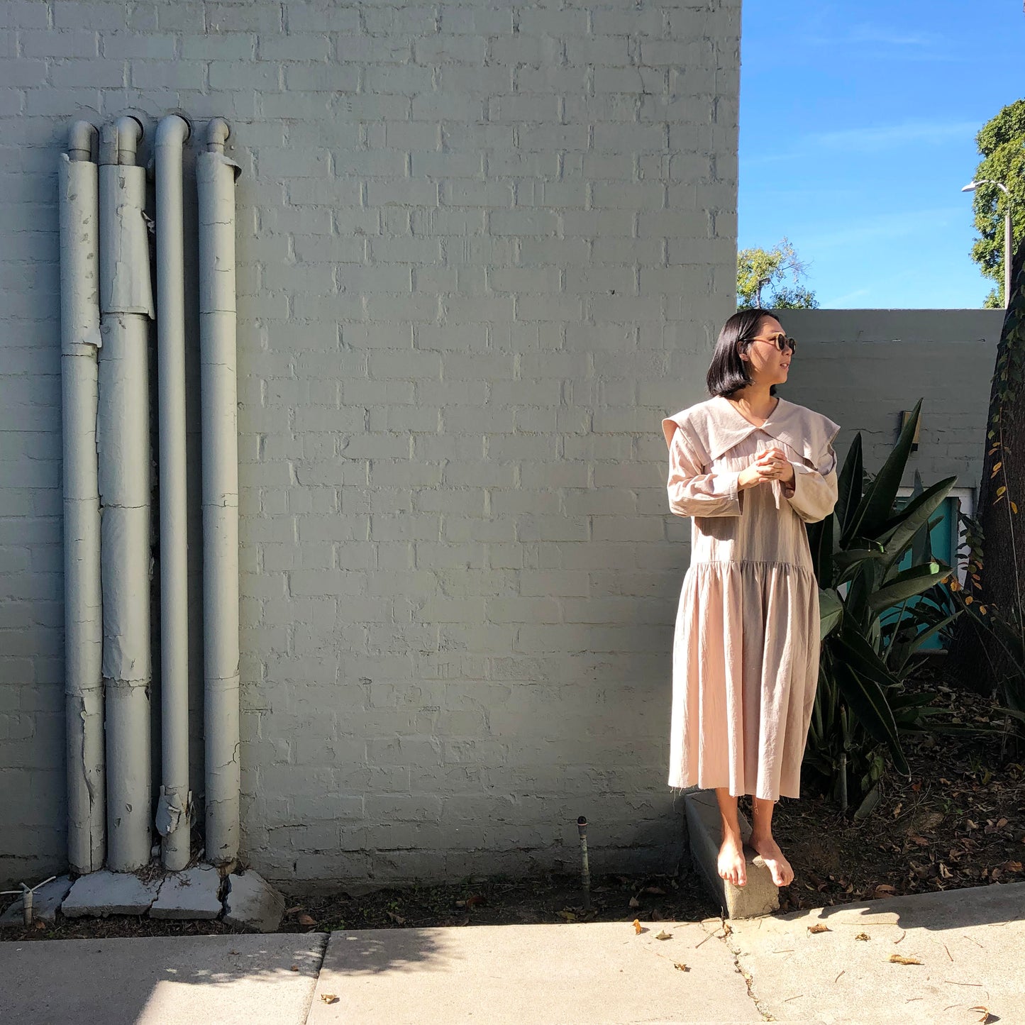 January Dress Oatmeal