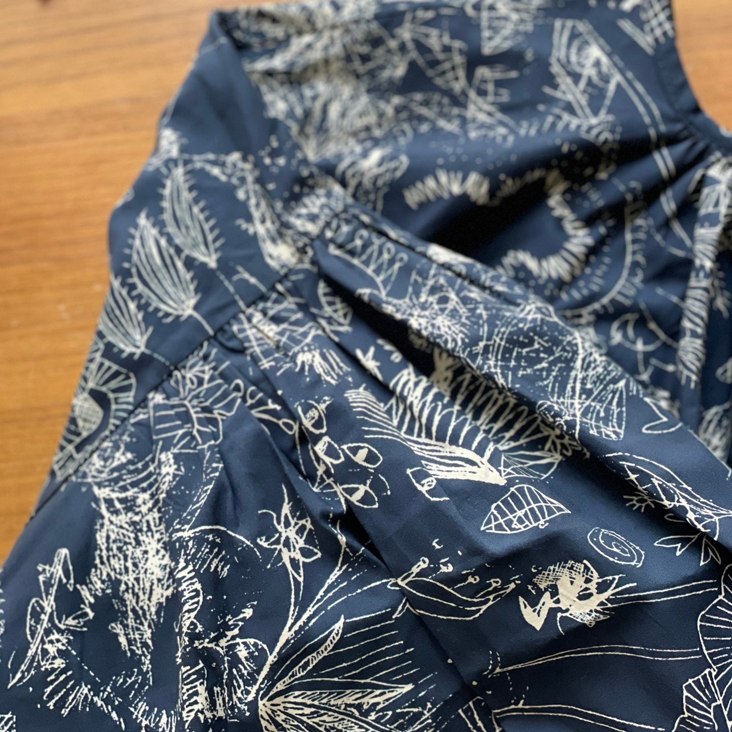 [STUDIO Collection] Doodle Blouse Navy