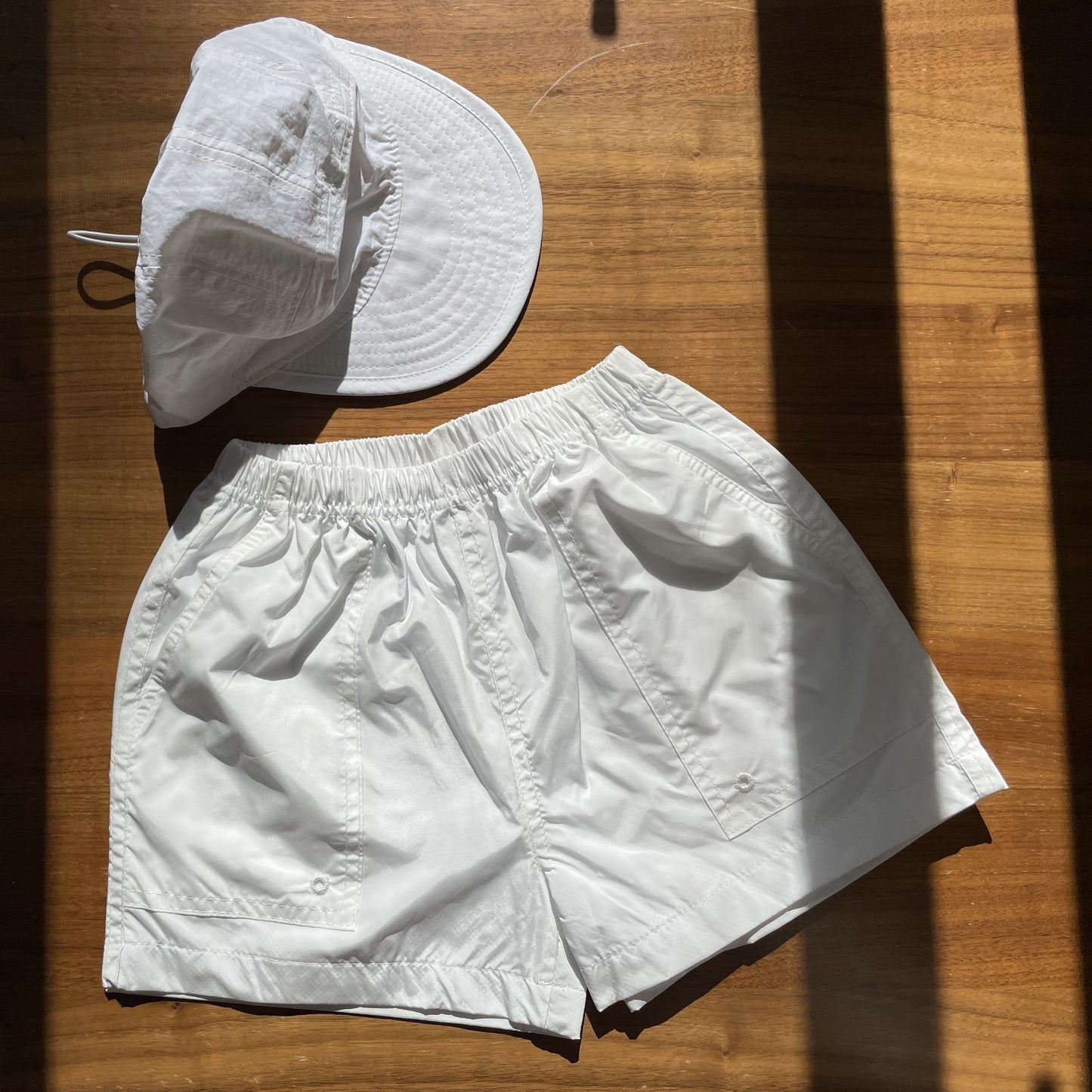 Beach Shorts White