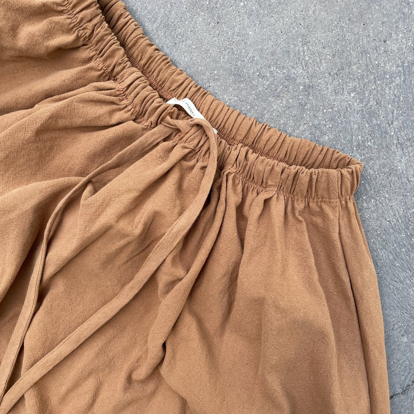 Easy Skirt Orange Brown