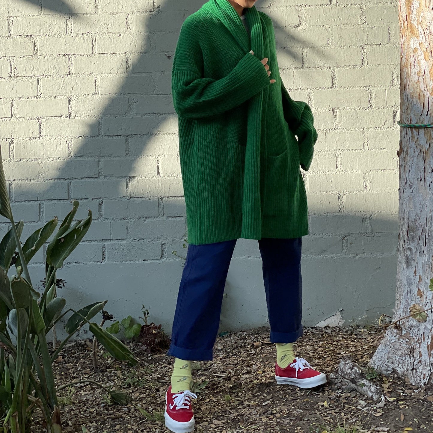 Big Cardigan Kelly Green