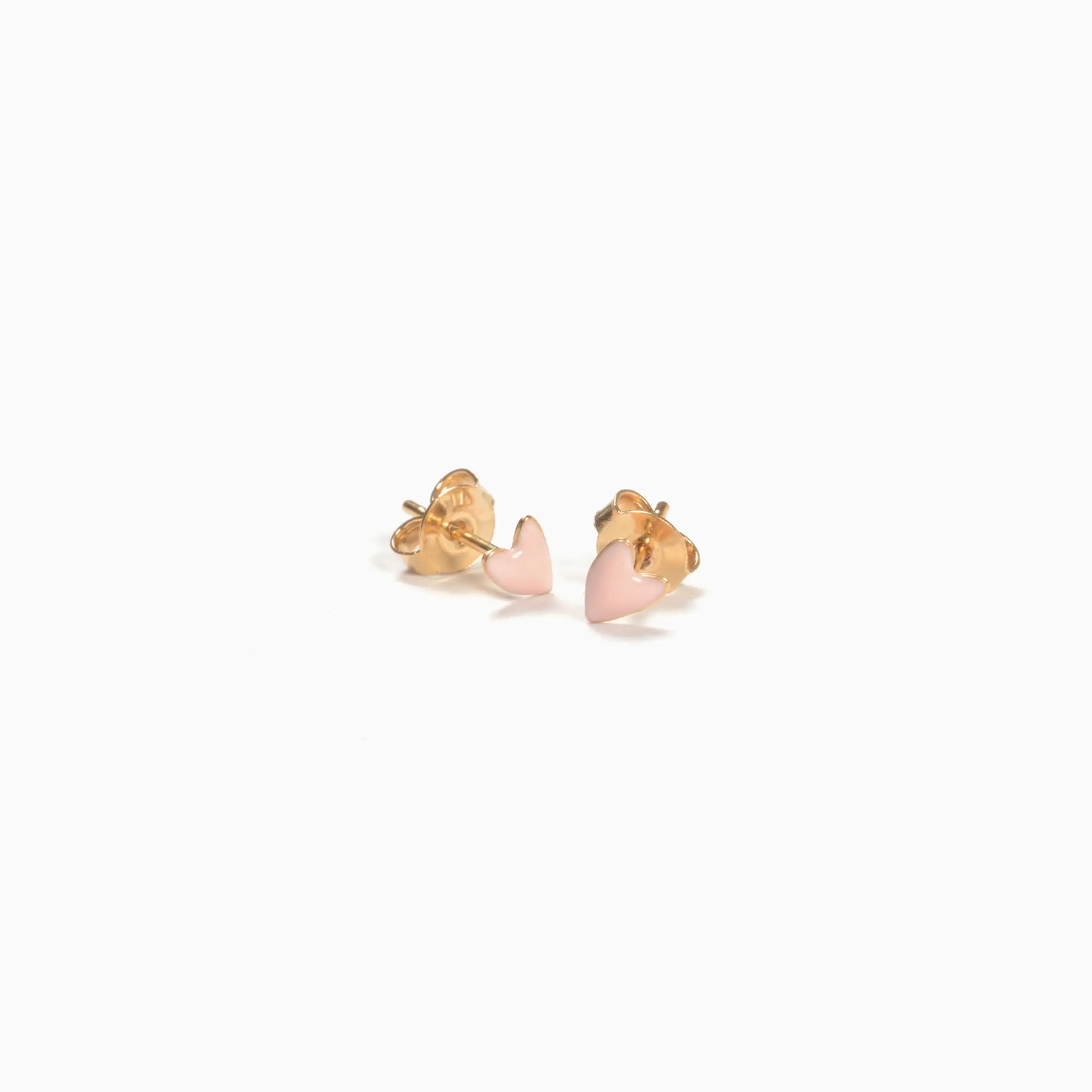 GRANT Heart Earrings Powder Pink