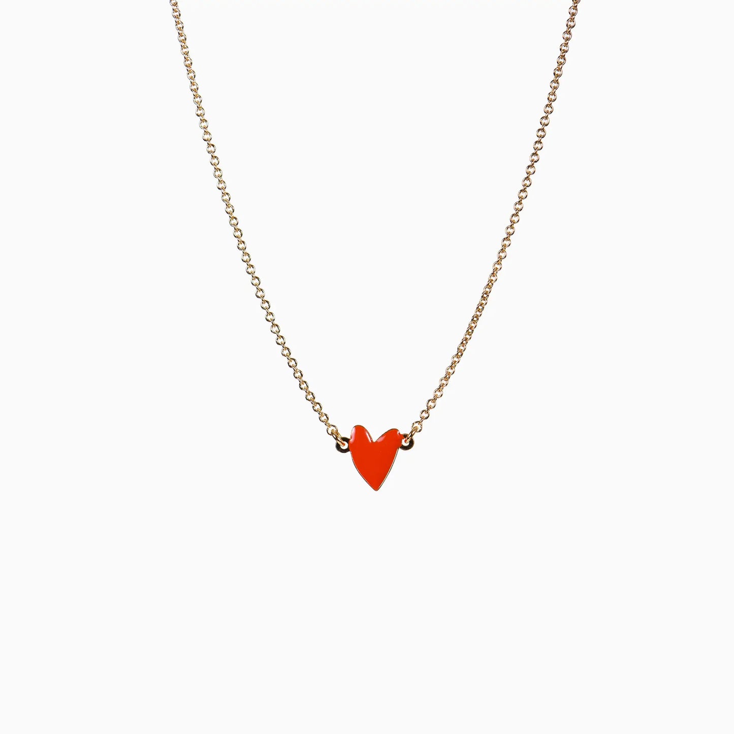 GRANT Heart Necklace Poppy